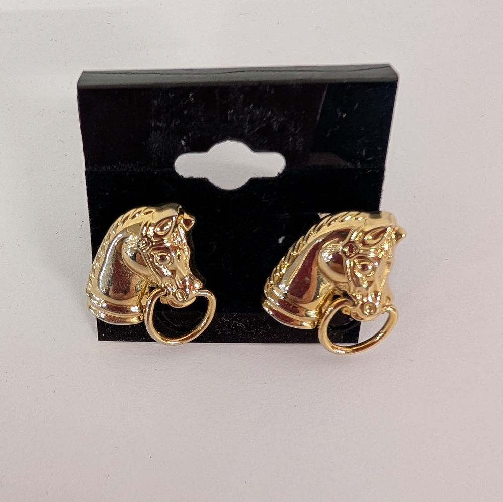 Cufflinks Horse Head Equestrian